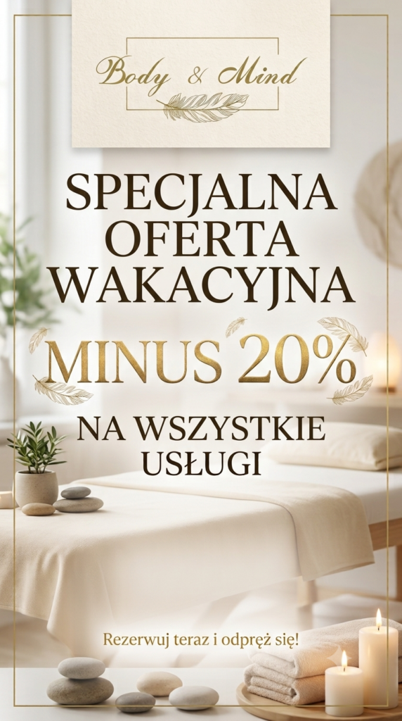Body & Mind Leszno - Promocja Wakacyjna -20%
